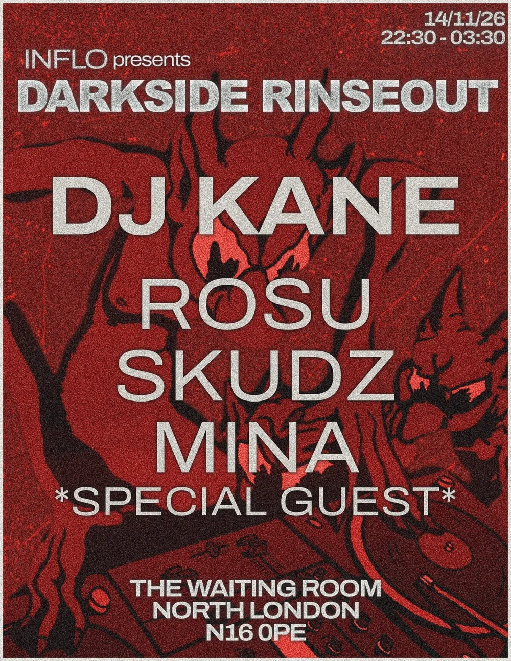 Poster: Inflo presents - Darkside Rinseout