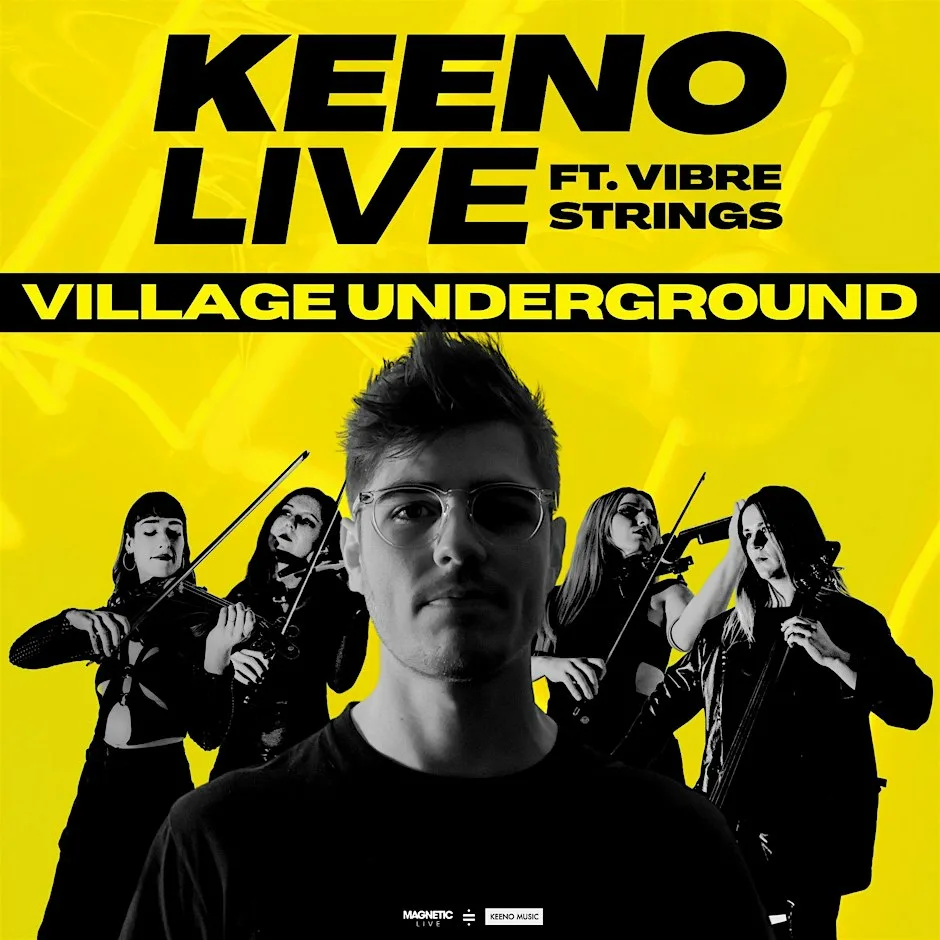 Poster: Keeno LIVE ft. Vibre Strings