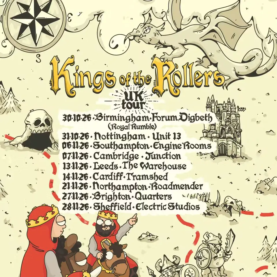 Poster: Kings Of The Rollers Holy Grail Tour