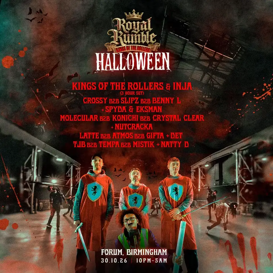 Poster: Kings of the Rollers Royal Rumble Halloween: Birmingham