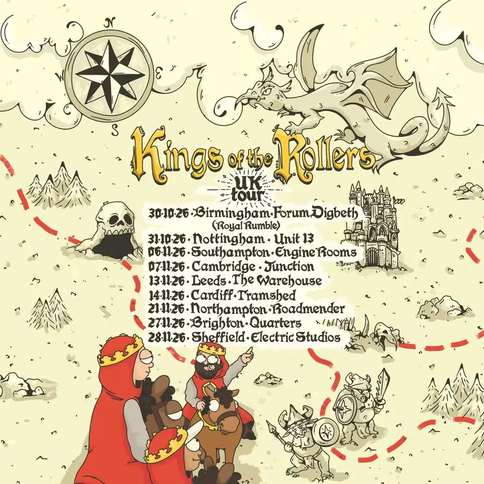 Poster: Kings Of The Rollers: The Holy Grail UK Tour - Cardiff