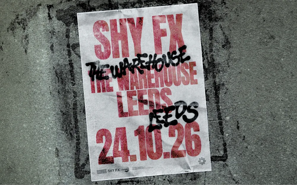 Poster: Shy FX | Leeds