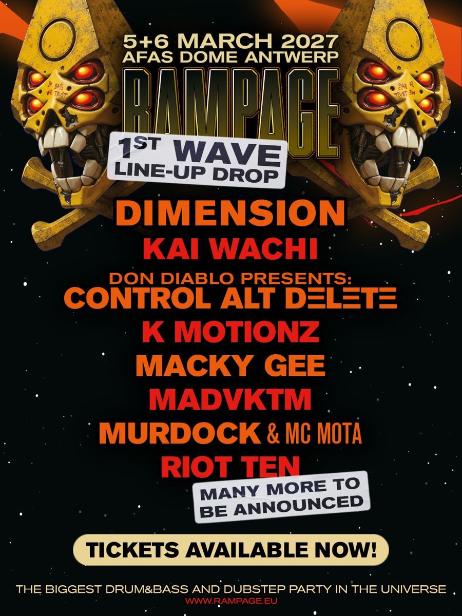 Rampage Weekend 2027 official line-up poster